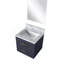 Meuble-lavabo simple 20 po X 18 po, comptoir en acrylique et 18 po Miroir