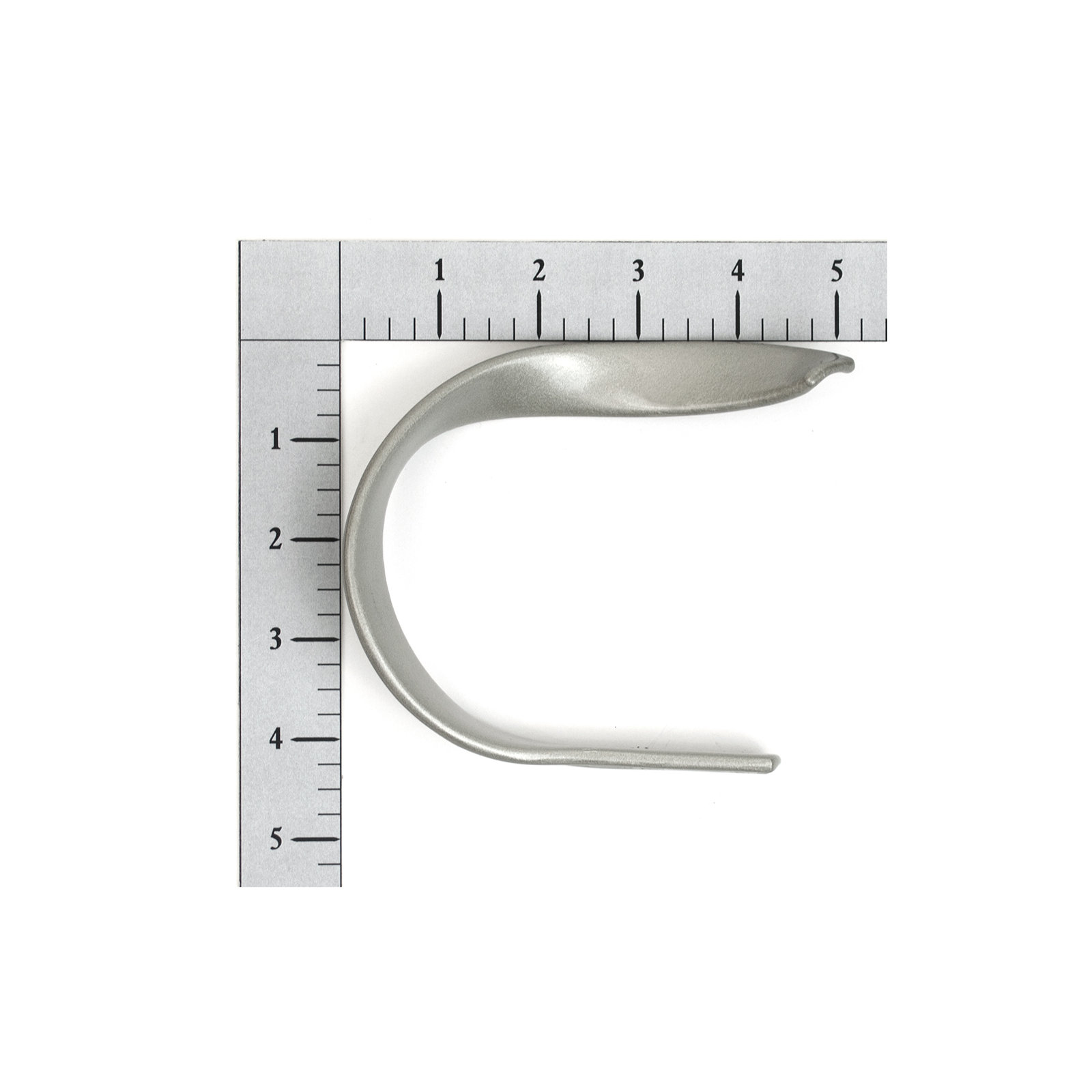 Presley Drapery Curtain Holdback, Brushed Nickel