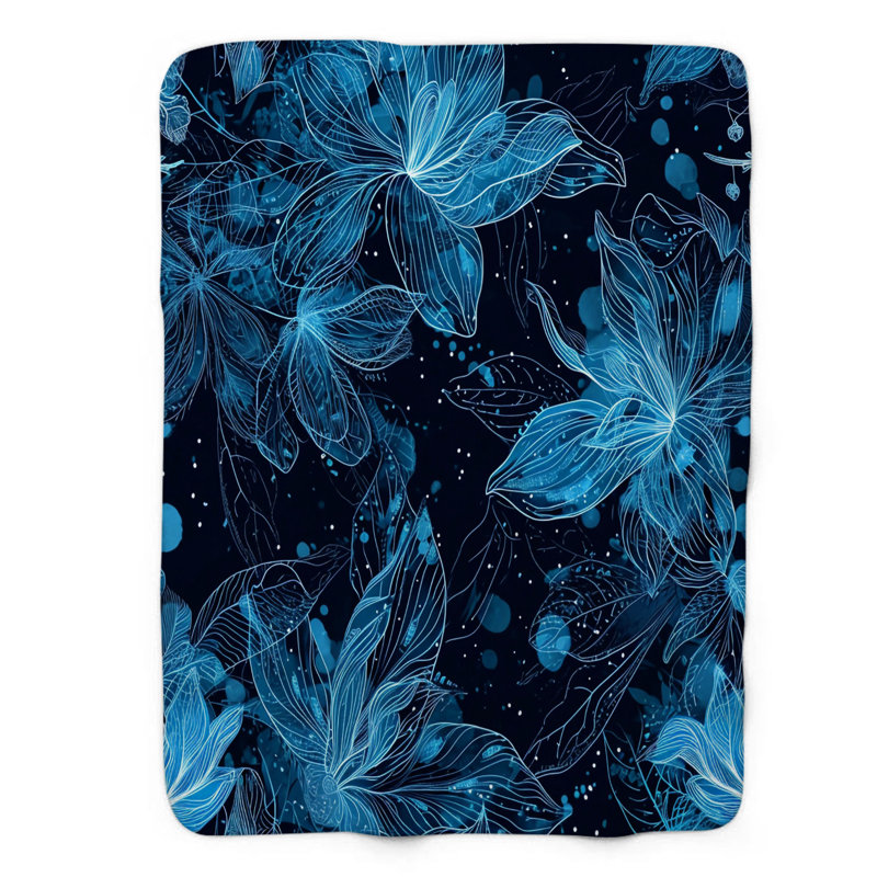 Mystical Aesthetic Fantasy - Couverture sherpa de qualité supérieure 1 pièce, Lit simple