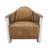 Paynesville 31.1'' W Tufted Genuine Leather Accent Armchair-173511900