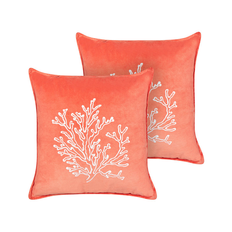 Casteau Animal Print Square Cushion, Red