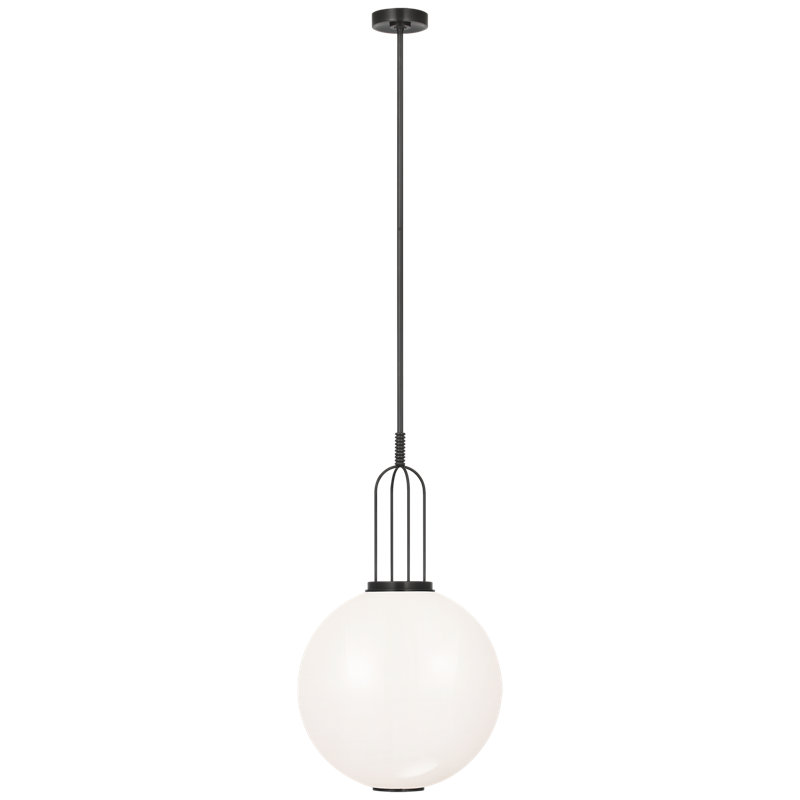 Marie Flanigan 1 - Light Pendant, Bronze, White, 16.25