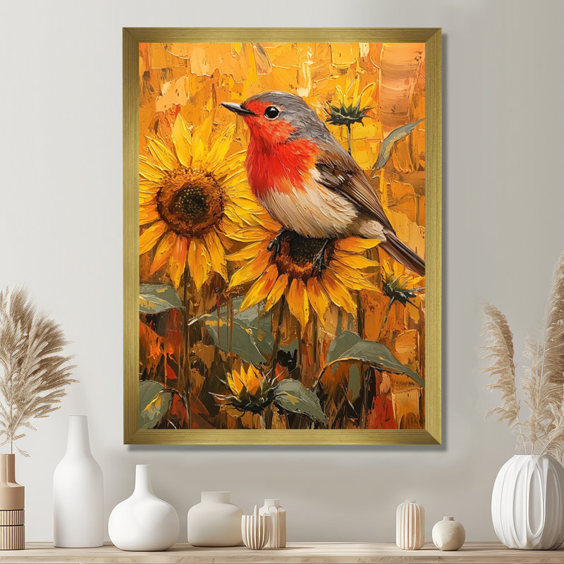 Ditrich - Animals Wall Art Prints, H 32 po x l 24 po, Reproduction encadrée d'une seule photo, Doré