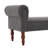 Monroe 59'' Wide Transitional Traditional Upholstered Bench With Rolled Arms-118320675