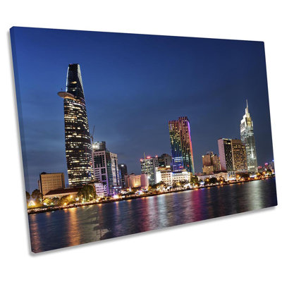 Ho Chi Minh City Skyline - Wrapped Canvas Print