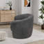 Fauteuil demi-tonneau rembourré 31,48 po-983751017