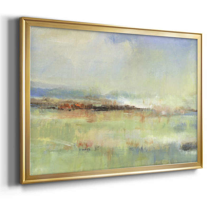 " Obfuscate I ", 14" H x 20" W x 1.5" D, Gold