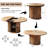 Extendable Round Dining Table