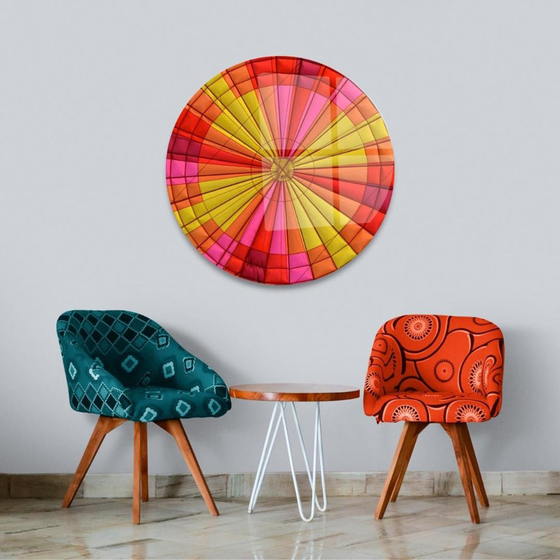 Coucher de soleil couchant - Peinture, H 20 po x l 20 po x P 0,13 po