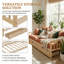 Lit de jour simple en pin naturel avec 2 tiroirs de rangement - Canapé et canapé-lit peu encombrant-1689311955-1689344938