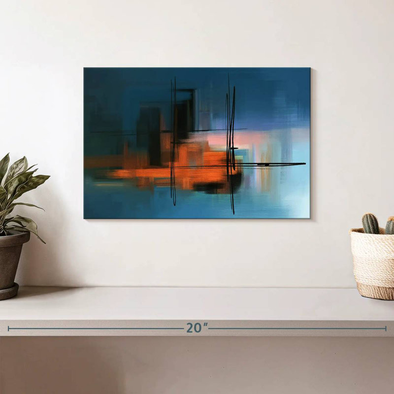 Avery Minimalist Abstract, 8" H x 12" W