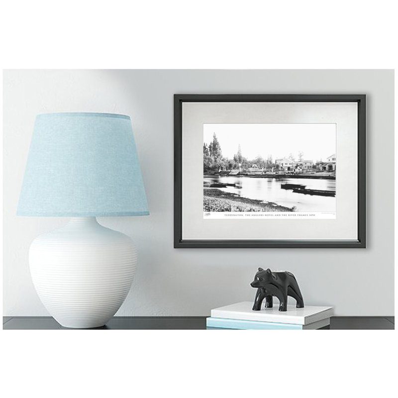 Teddington, The Anglers Hotel And The River Thames 1890 by Francis Frith - Single Picture Frame Print