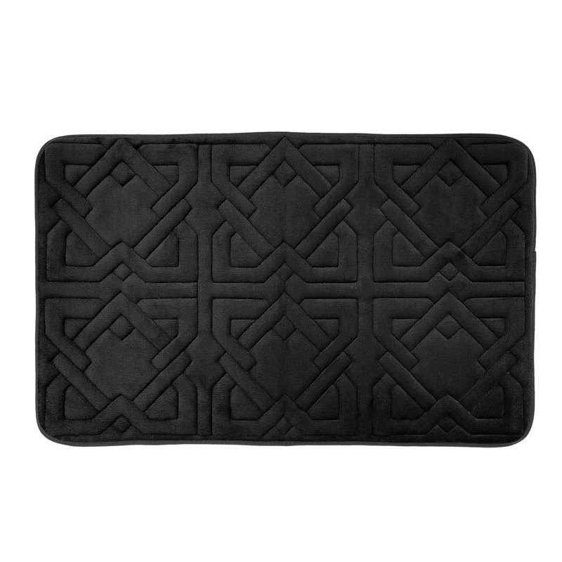 Ensemble de tapis de bain Byzantine, Noir