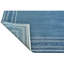 Hand Knotted Geometric Area Rug in Blue/White