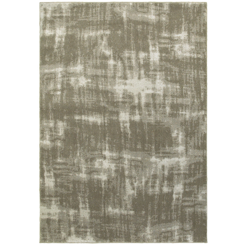 Cockerham Abstract Indoor Rug, Rectangle 9'10" x 12'10"