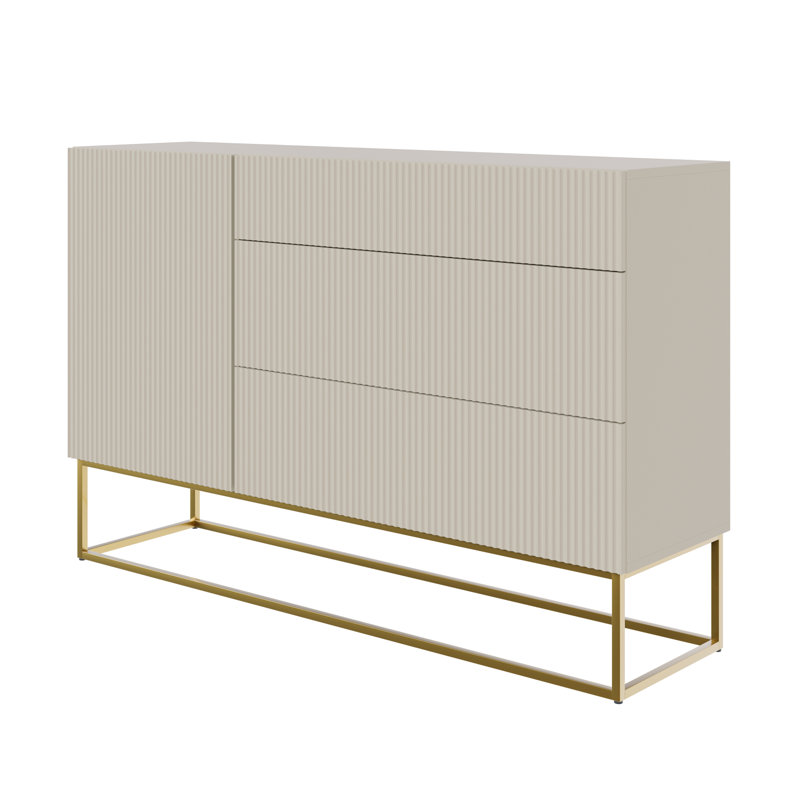 Janel 140cm Sideboard, Taupe