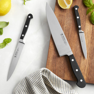 Prodigy 3pc Knife set: Chef, Fillet, Paring Knife Set - Ergo Chef