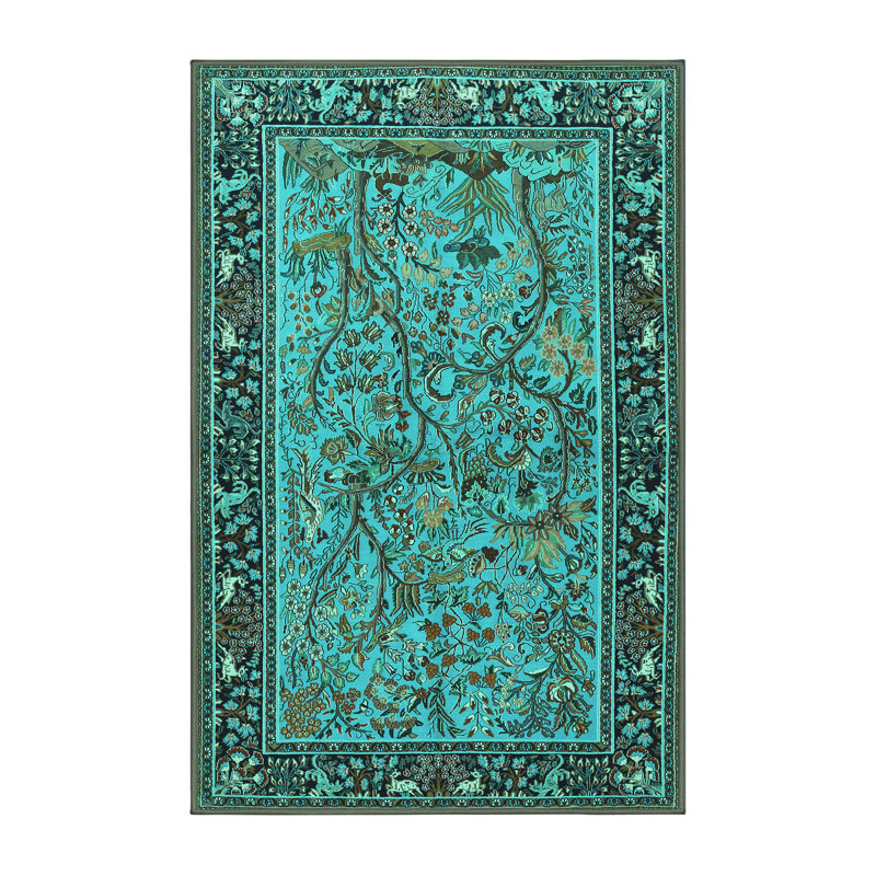 Mollye Performance Oriental Indoor Rug, Rectangle 4' x 6'