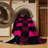 Machine Washable Botanical Brown Area Rug-864994361
