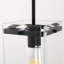 Luminaire suspendu noir 1 lumière Quantesha