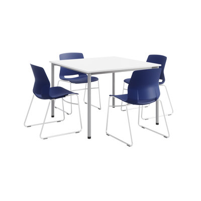 Dailey-" Lola Set 42" L Square Breakroom Table and Chair Set