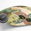 Lady with a Fan Scatter Cushion with Filling-62384559-62384561