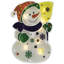 Holographic Snowman Christmas Window Lighted Display
