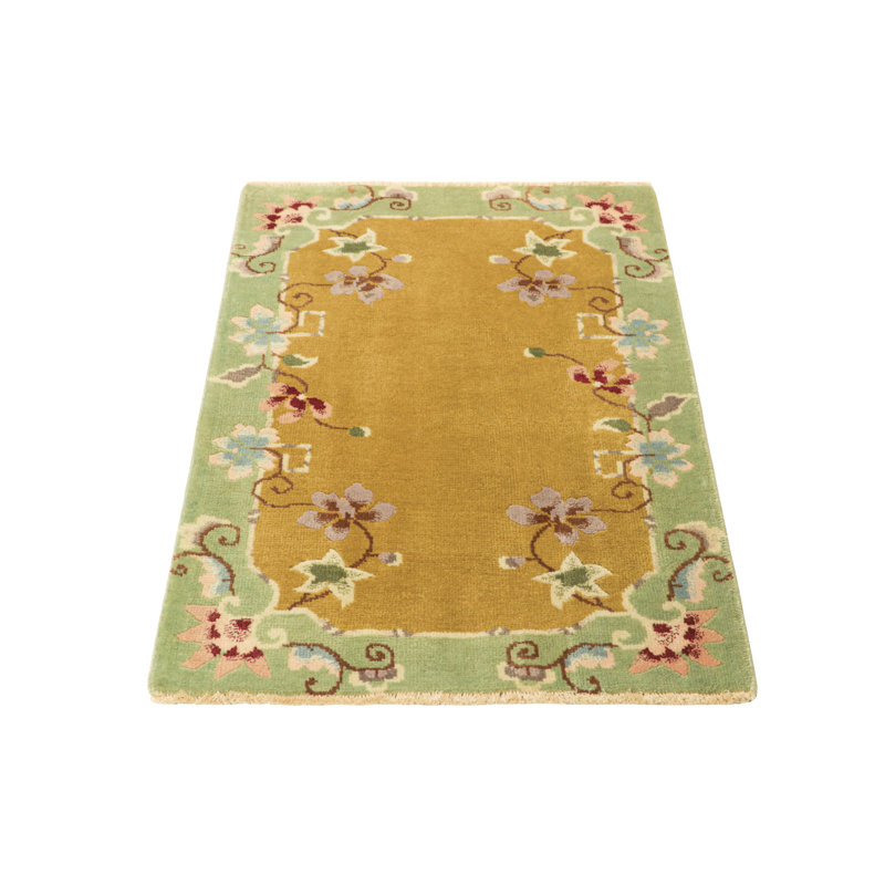 One-of-a-Kind 2'X3' Hand Knotted Area Rug