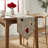 Geometric Cotton Blend Oval Valentine's Day Table Runner-1364208987