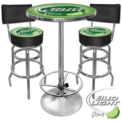 Ensemble de table de pub 3 pièces bud light