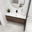 Armoire de salle de bain à fixation flottante avec lavabo-649400093