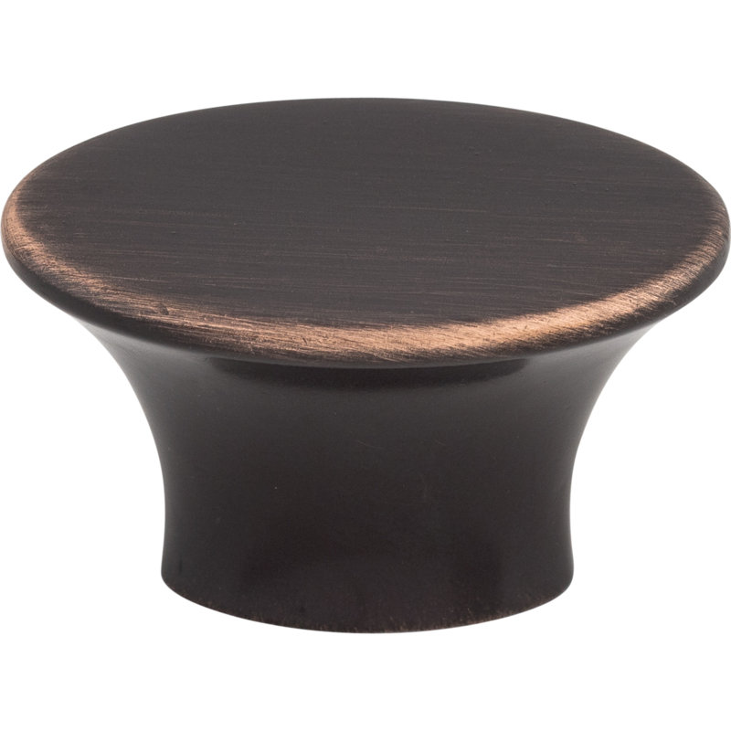 Edgewater Oval Knob, 1 1/2 Length, Tuscan Bronze