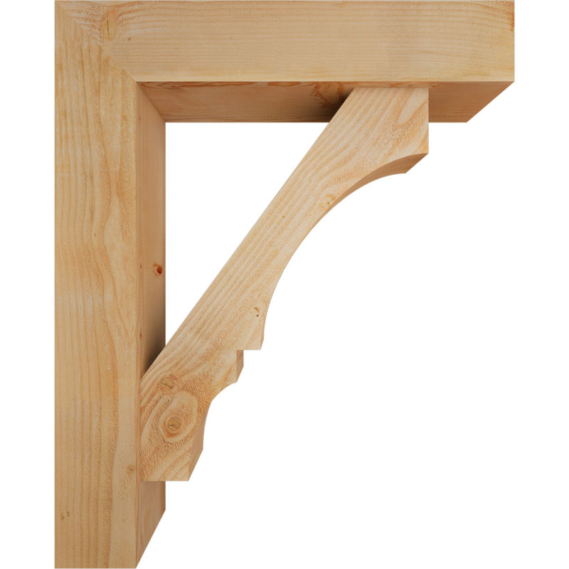 Support de bloc Balboa avec entretoise décalée, 42 x 34, Sapin Douglas de l 8 po (scié brut)