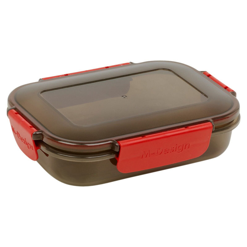 Food Storage Container, Red/Black