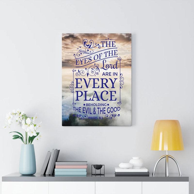 The Evil And The Good - Wrapped Canvas Print, 61cm H x 46cm W