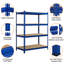 112cm W Steel Height -Adjustable Shelving Unit-2075558098