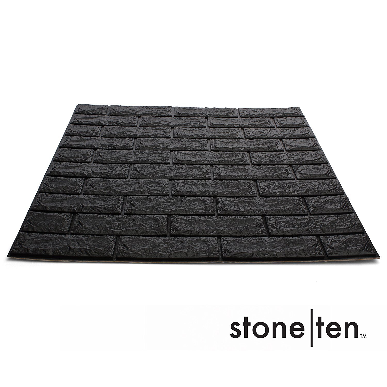 Black Brick Foam Panel - Seafoam - 4 Panels