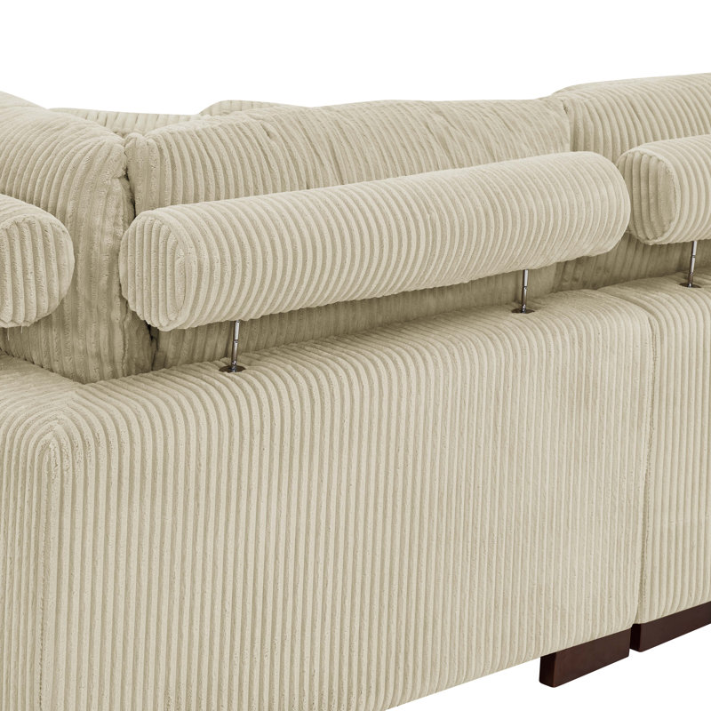 Flaubert Gwendoly 89.5" Wide Sofa and Chaise