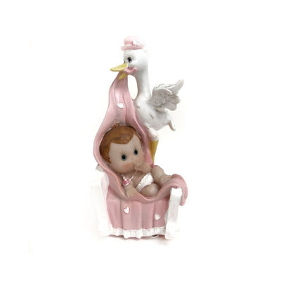 Figurine de bébé pour baby fille stork Bea