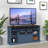 Tv Stand For Tvs Up To 75" With Open Shelves,Entertainment Center With Storage Cabinet-391615295