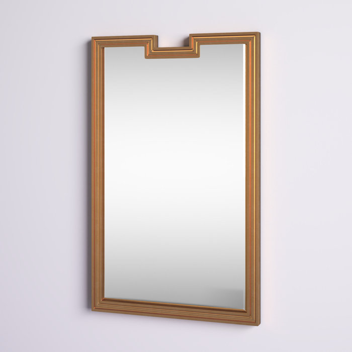 Rosdorf Park Deschamp Wood Rectangle Wall Mirror & Reviews | Wayfair