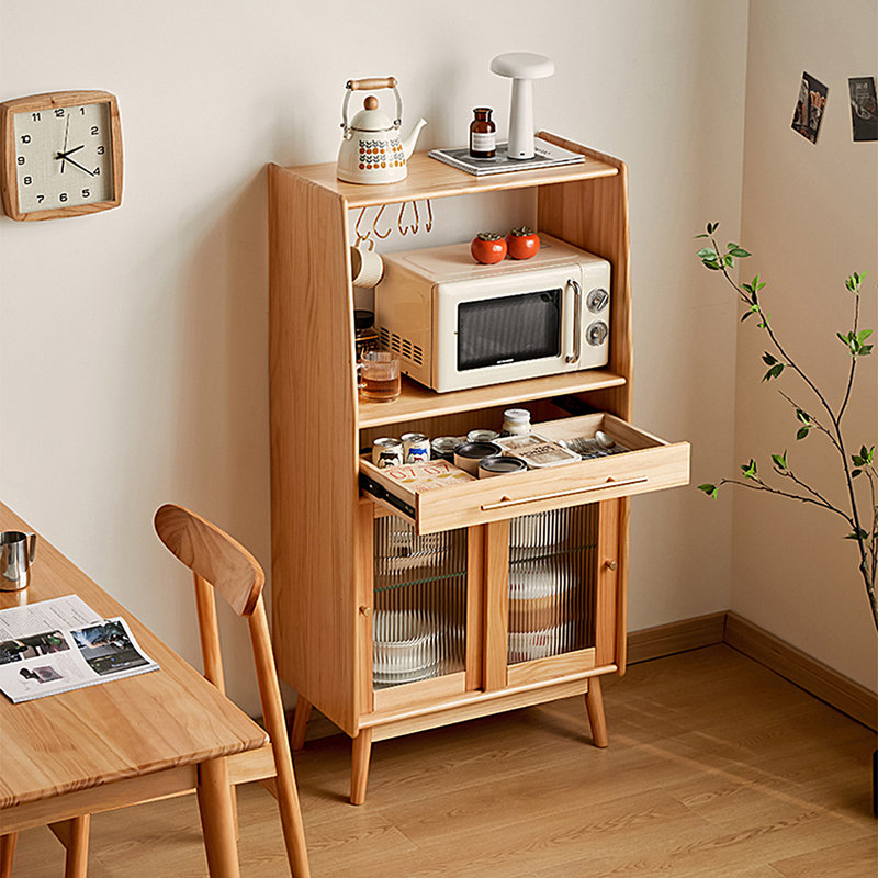 Buffet de rangement 27,56 po Nordic, H 53,94 po x l 27,56 po x P 15,75 po