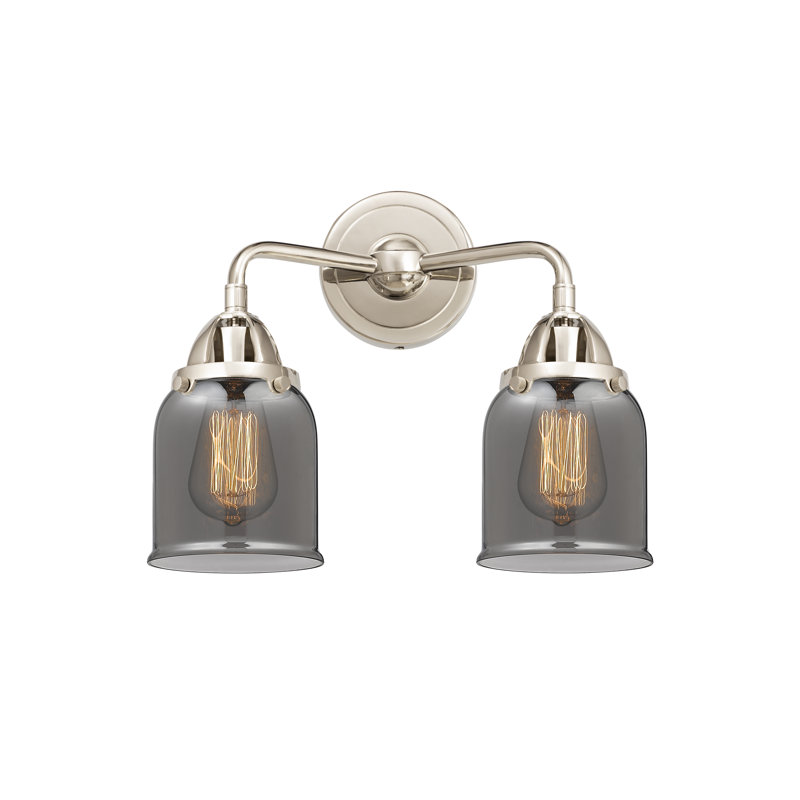 Shauna 2 - Light Vanity Light, LED, Plated Smoke, Polished Nickel