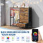 Armoire 6 tiroirs en tissu avec tringle-231123914