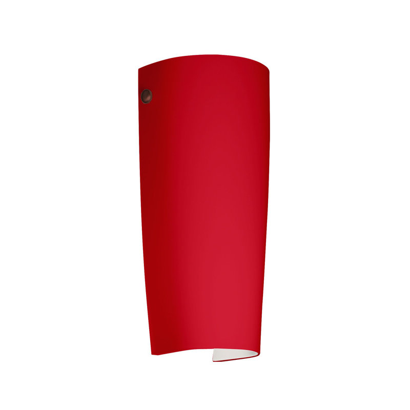 Tomas Flush Mounted Sconce, Bronze, Ruby Matte