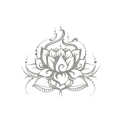 Adhésif décoratif fleur de lotus