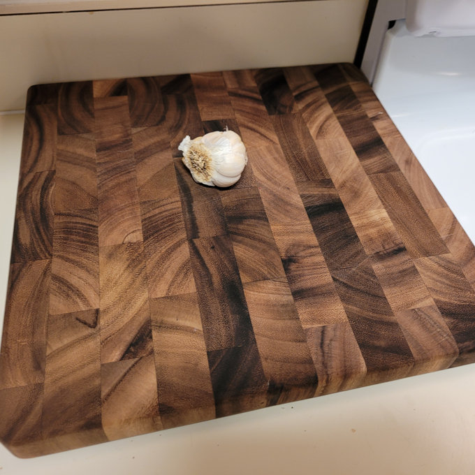 Gourmet Wood Square End Grain Chef's Board