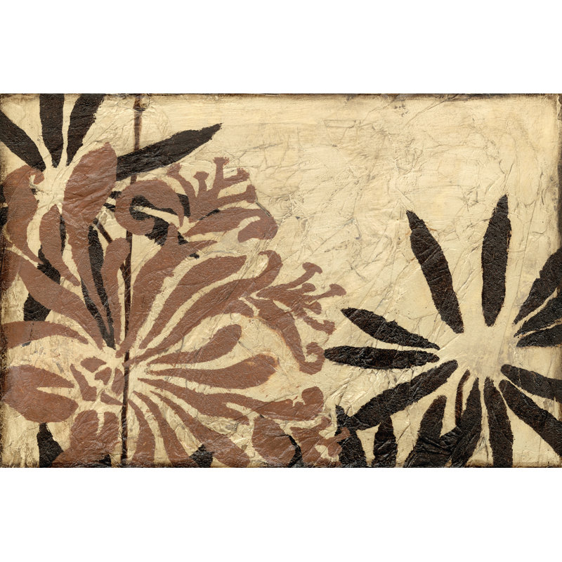 Tawny Floral II - Wrapped Canvas Art Prints, 30cm H x 46cm W