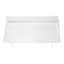 Bureau d'ordinateur avec tablettes de rangement-129749505