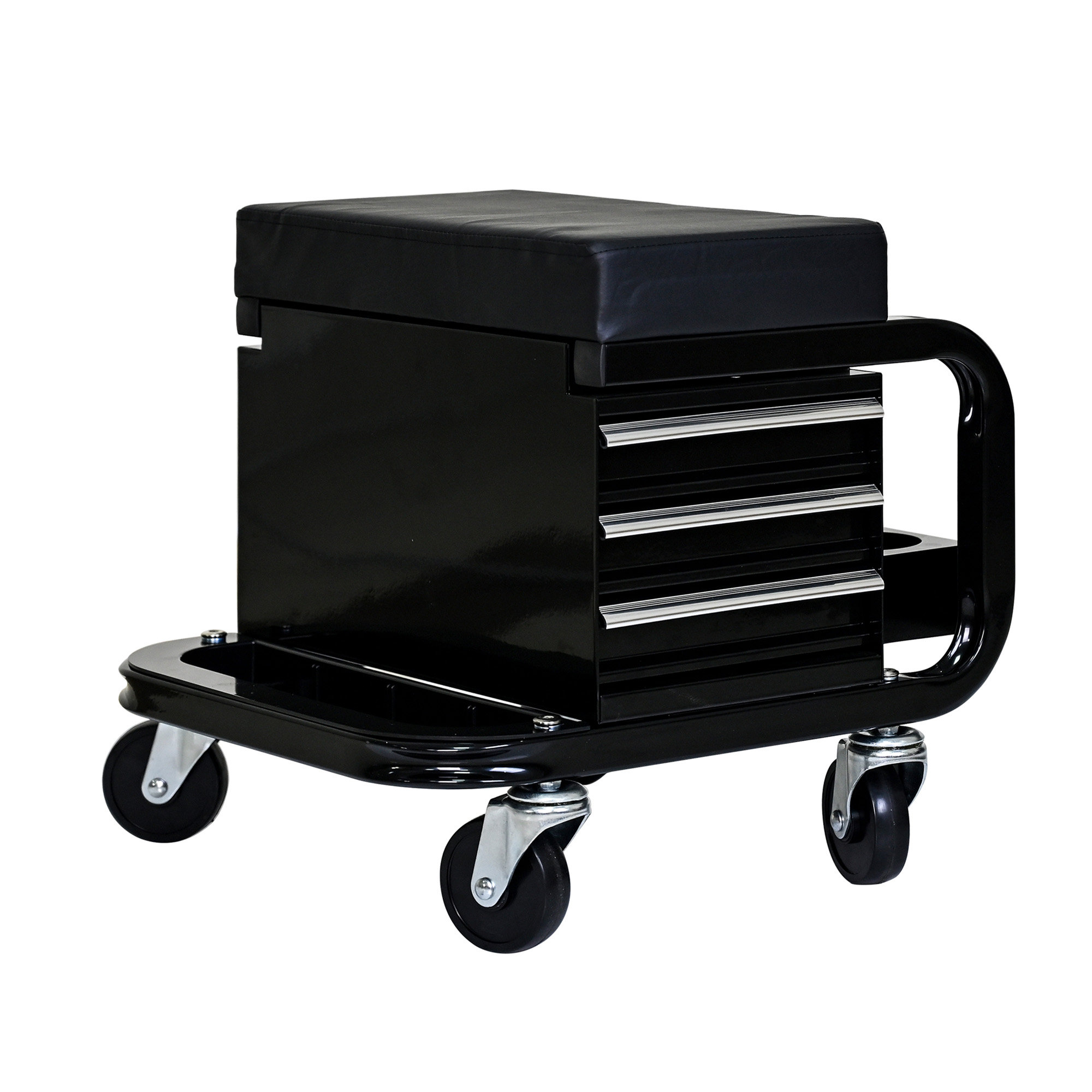 17 Stories Heavy Duty Workshop Bench - Rolling Bench For Garages And ...